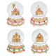 Gingerbread House Snow Globe Waterball 6MM