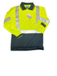 Glosafe High Visibility Long Sleeve Polo Shirt with Reflective Tape GS131010