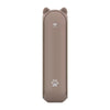 3 in 1 Handheld Fan Power Bank and Flashlight - Brown