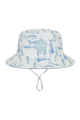 Kooringal Kids Boys Karuah Reversible Bucket Hat Mint Large