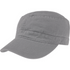 Mitch Cadet Cap in Stone Military Style Cotton Hat
