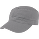 Mitch Cadet Cap in Stone Military Style Cotton Hat