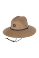 Kooringal Islander Men's Wide Brim Surf Straw Hat Chocolate M/L