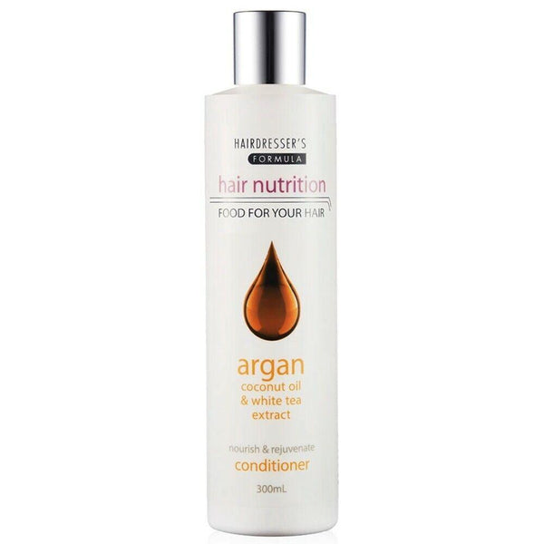 Hairdresser's Formula Hair Nutrition Argan Conditioner with Coconut Oil & White Tea Extract 300mL