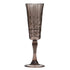 Indigo Love Pavillion Acrylic Champagne Flutes Shatterproof Drinkware in Smoke