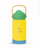 Tinge Water Bottle Yellow 355ml