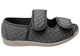 Homyped Anika Women's Comfort Slippers Dark Grey Size 9