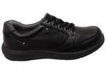 Homyped Samuel Lace Up Mens Leather Supportive Extra Extra Wide Shoes