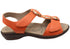 Homyped Analise Leather T Bar Sandals Tangerine Size 6