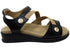 Homyped Magnolia Strap Sandal in Black and Tan Size 7