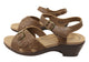 Homyped US Womens Comfort Sandal in Tan Croc Size 9
