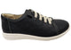 Scholl Nile Lace Up Sneaker Black Size 39