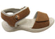 Homyped Niche Mary Jane Comfort Leather Shoes for Women Tan Size 10