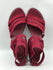 Arche Sample Iziais Burgundy Heeled Leather Sandal