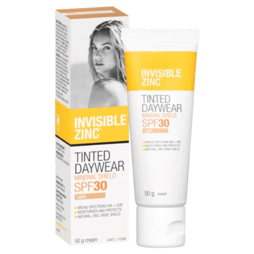 Invisible Zinc Tinted Daywear Mineral Shield SPF 30 Light 50g