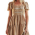 Ginger Bear Boutique Jaase Isabella Bon Sand Maxi Dress Boho Floral Tiered Summer Dress
