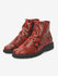 Arche Sample Joeloo Red Sanke Print Ankle Boots