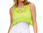 Ginger Bear Boutique Sweet Crochet Summer Crop Top