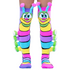Madmia Rainbow Caterpillar Socks With 3D Plush Details For Kids And Adults