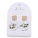 Splosh Kiki Earrings Green Terrazzo