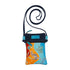 Kangaroo Gifts Hand Painted Leather And Denim Crossbody Hippie Sling Bag 13 x 19CM