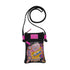 Kangaroo Gifts Hand Painted Leather And Canvas Crossbody Sling Bag Hippie Style 13 x 19CM