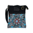 Kangaroo Gifts Hand Painted Leather and Denim Combo Shoulder Bag