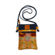 Kangaroo Gifts Hand Painted Leather and Canvas Combo Shoulder Bag