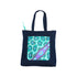 Kangaroo Gifts Hand Painted Leather And Denim Combination Handbag For Women 34 x 37 x 7CM
