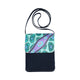 Kangaroo Gifts Hand Painted Leather And Denim Combination Cross Body Bag 22 x 28 x 2.5CM