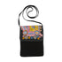 Kangaroo Gifts Hand Painted Leather And Denim Cross Body Bag For Women 22 x 28 x 2.5CM