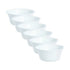 Luminarc Smart Wavy Baking Ramekins Bakeware White 12X5CM Set of 6