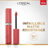 L'Oreal Paris Infallible Matte Resistance Liquid Lipstick, up to 16 Hour Wear, Major Crush 120, 0.17 Fl Oz