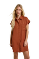 Little Lies Live Dress in Rust