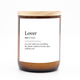 The Commonfolk Collective Dictionary Meaning Candle Lover