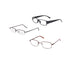 Insight Mens Gunmetal Reading Glasses +1.00