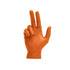 Mack Traction Nitrile Disposable Gloves Orange Large Box Of 50