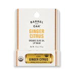 Barrel & Oak Olive Oil Lip Balm with Ginger and Citrus 4.25G