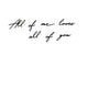 Hoagard All Of Me Loves All Of You Wall Art
