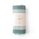 Fox & Fallow Sage Stripe Organic Muslin Wrap Swaddle