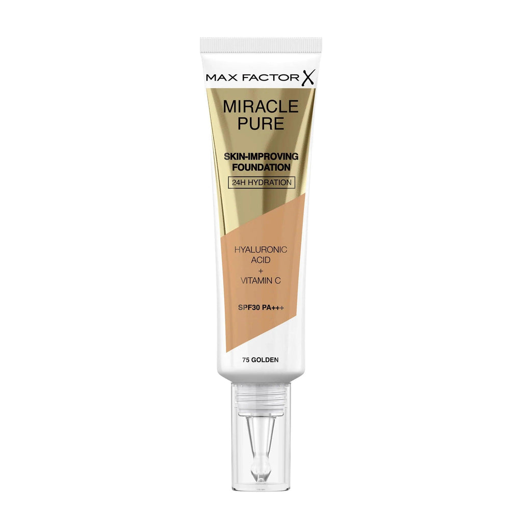 Max Factor Miracle Pure Foundation 75 Golden – Cosmetics Squad