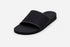Indosole Mens Slide Sandal Black Black Contrast Stitch White Size 10 to 11