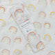 ES Kids Muslin Wrap Pink Rainbow 100 x 120CM