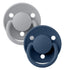 BIBS Supreme Silicone Pacifier Cloud and Steel Blue Size 2 Pack