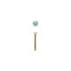 Rossan Nose Bone Gold Jewelled NS5097Round Light Sapphire