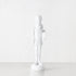 Living by Design White Nutcracker with Present Christmas Decoration 38CM
