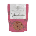 Naked Chocolate Co White Chocolate Freeze Dried Strawberries 90G