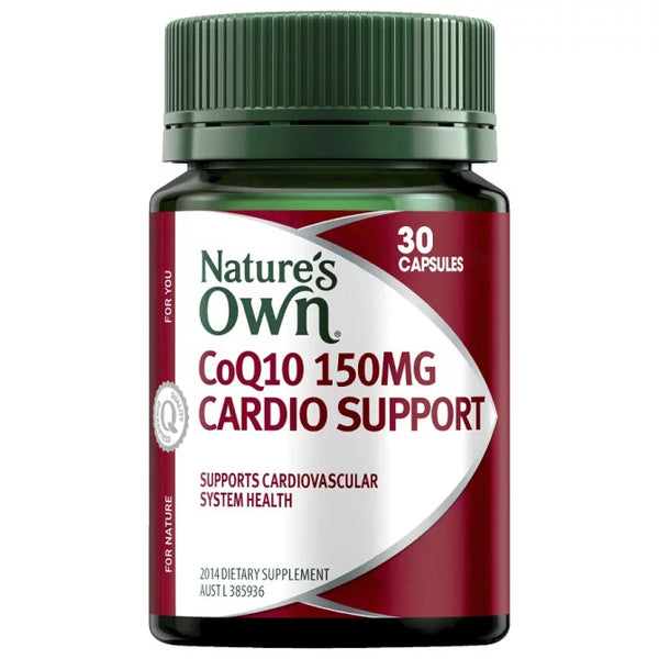 Nature's Own COQ10 150MG Cardio Support 30 Capsules