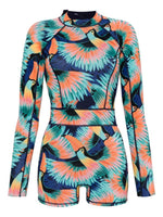 Duskii Neoprene Long Sleeve Shorty Suit Tropical