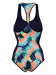 Duskii Neoprene T-Back One Piece Tropical